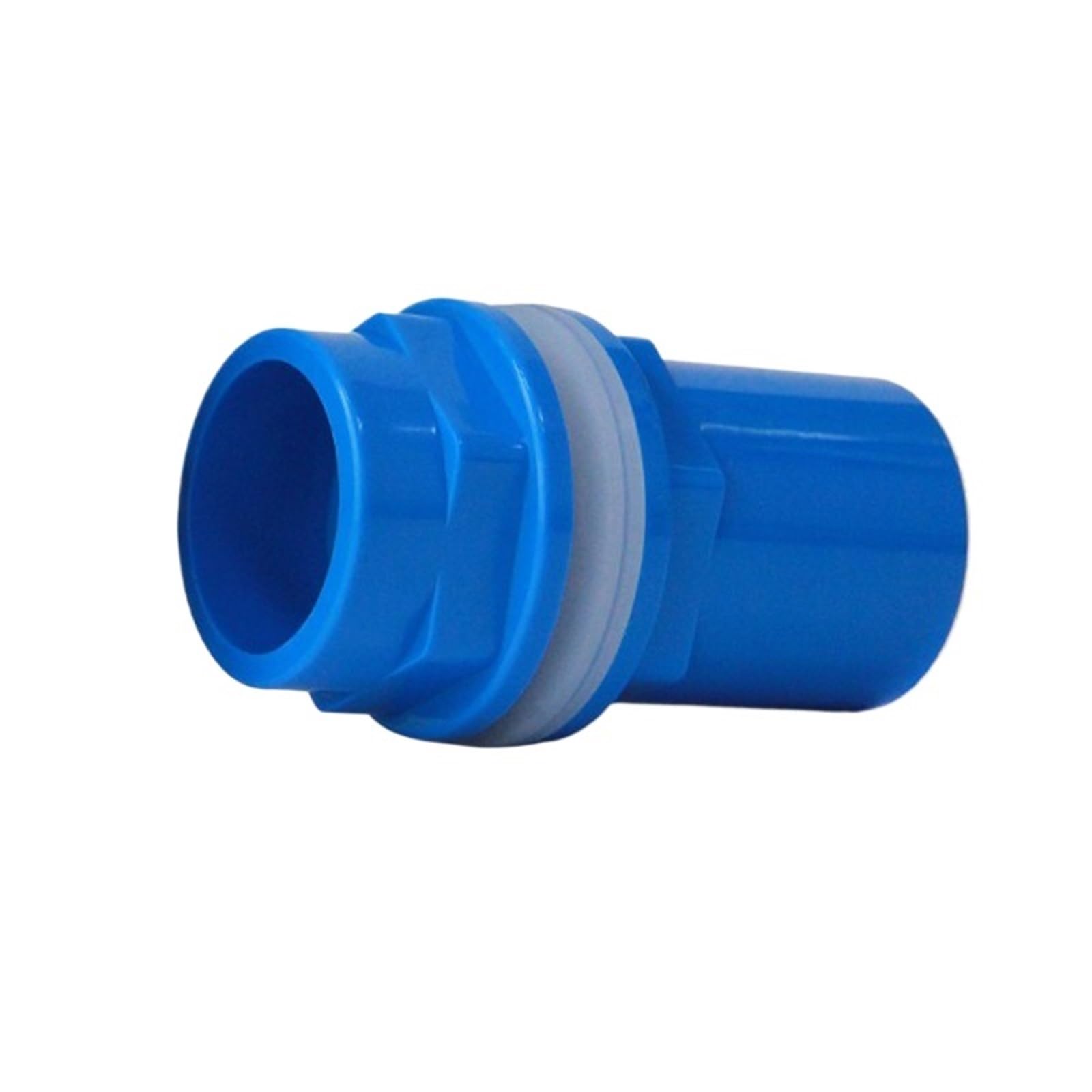 Lubrel Blue Pipe Fittings,Aquarium Pvc Straight Connector Multicolor Id 20-50Mm(,Id 40Mm)