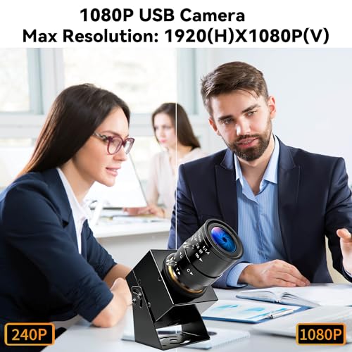 Image of HD High Speed USB Camera,4X Manual Zoom Lens,480P@120fps 720P@60fps 1080P@30fps High Frame Rate UVC Webcam, Laser Engraving,3D Printer, Security, Plug & Play, Windows Linux Android Mac OS
