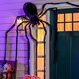 Evergreen Garden 12 Foot Giant Black Spider with Flexible Dangling Legs, Halloween Decoration for Outside Roof, Porch, Yard, Outdoor Weatherproof Decor for Spooky Scary Haunted House Costume Party