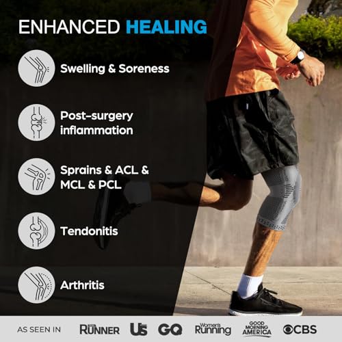 Image of NEENCA Knee Brace with Side Stabilizers & Patella Gel Pads, Adjustable Compression Knee Support Braces for Knee Pain, Meniscus Tear,Arthritis, Joint Pain Relief,Injury Recovery