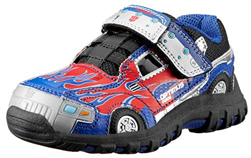 Stride Rite Transformers Optimus Prime Light-Up Shoe (Infant/Toddler/Little Kid),Blue/Red,10 M US Toddler