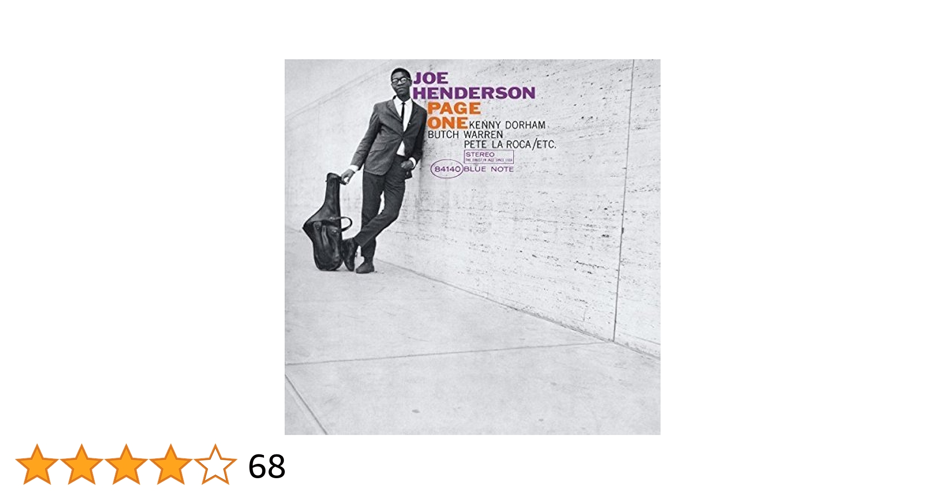 アナログプロダクション Joe Henderson Page One 45rpm Joe Henderson – Page One – Vinyl (LP, Album, Mono), 1963