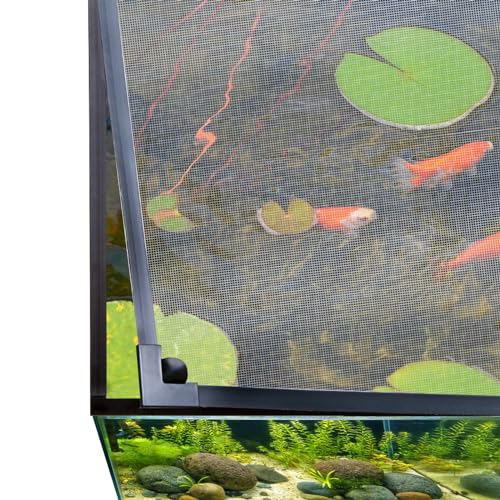 Filet magnétique Anti-Ressort pour Aquarium Attraction magnétique Protection en Maille Protège Les Poissons de l'aquarium