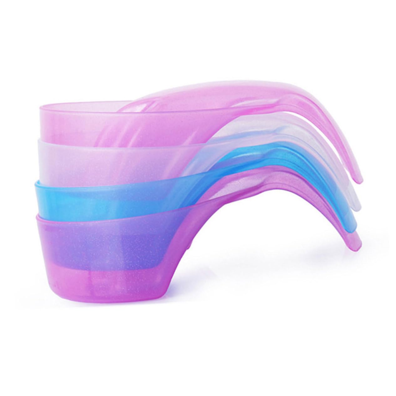 Gogogmee 3Pcs Nail Art Bowl Set Manicure Soak Bowl for Gel Polish Remover Softening Cuticles Nail Care Tools Portable Nail Treatment Bowl for Home or Salon Use