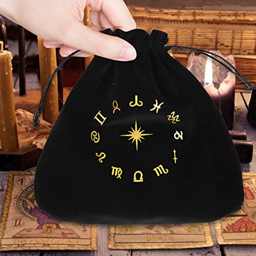 1 borsa in tela tarot - sacchetto in velluto