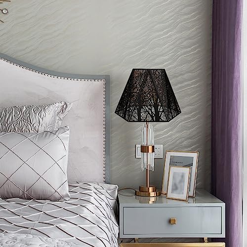 Alucset 𝐌𝐞𝐭𝐚𝐥 Lamp Shades For Table Lamps thumb #6