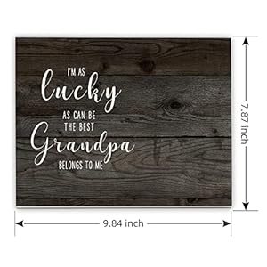 Appreciation Grandpa Picture Frame - Grandparent's Day & Birthday Gift for Grandpa - First Appreciation Grandpa Picture Frame Grandparents Day Birthday Gift for Grandpa First