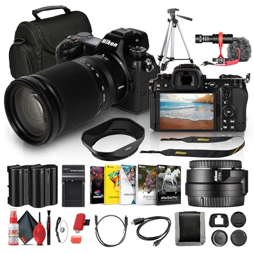Nikon Z6 III Mirrorless Camera with 28-400mm Lens 24.5MP FX 6K RAW 4K120p EXPEED 7 Bundle with + FTZ II Mount Adapter + Bag + Cleaning Kit + Tripod