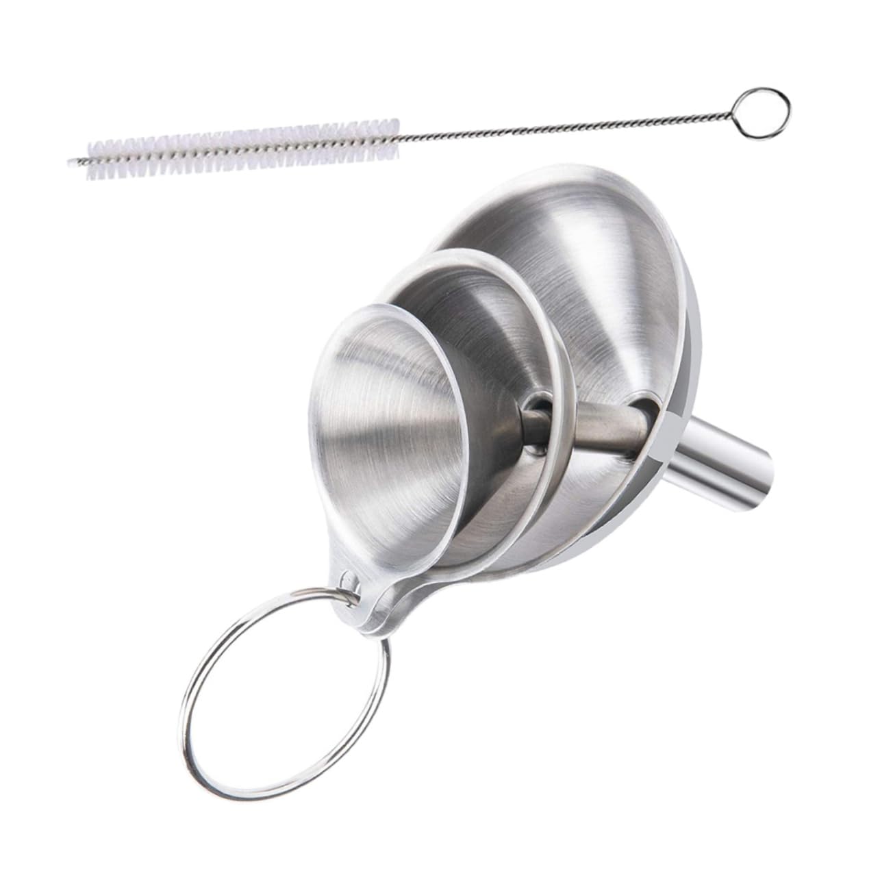 Embudo de Cocina de Acero Inoxidable Grande para Aceite y Vino