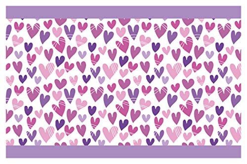 I-love-Wandtattoo Sticker mural B de 10142 Chambre Frise c?urs dans violet filles Chambre Décoration murale sticker mural stickers muraux sticker mural - Höhe: 15 cm; Breite: 5 m
