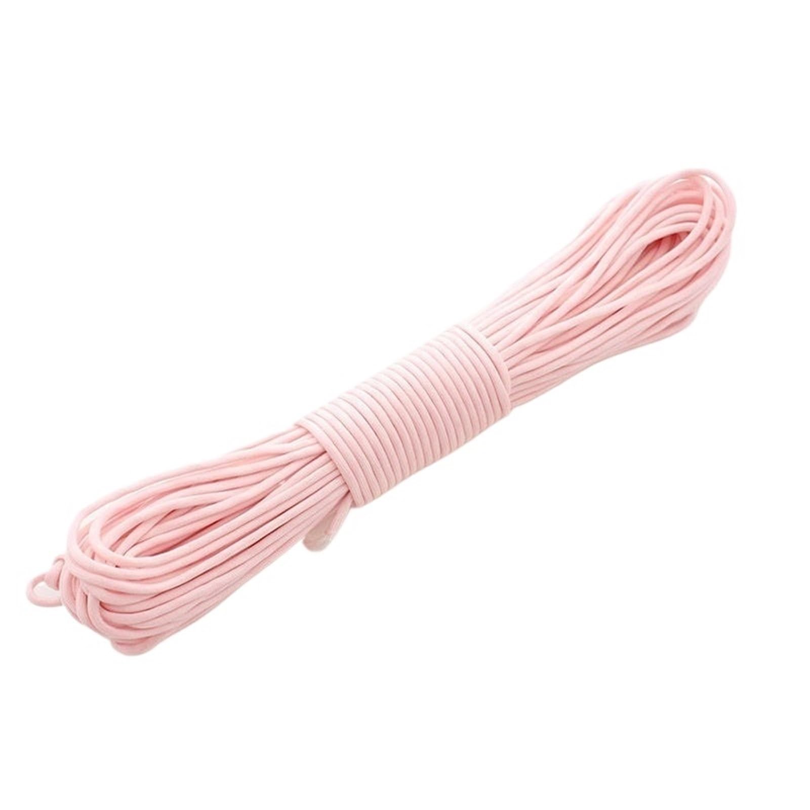 Paracord Paracord Rope 9-Core 550 Luminous 4mm Parachute Cord for Nighttime Outdoor Utility Camping Tent(Glow Pink,5m)