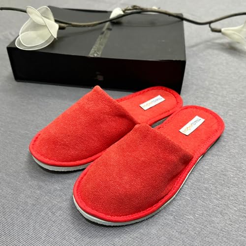Image of Travelkhushi Soft Bedroom Slippers for Men & Women | Cozy Anti-Skid Indoor Home Footwear | Warm Winter Cushioned Sole | Unisex Gift Slippers