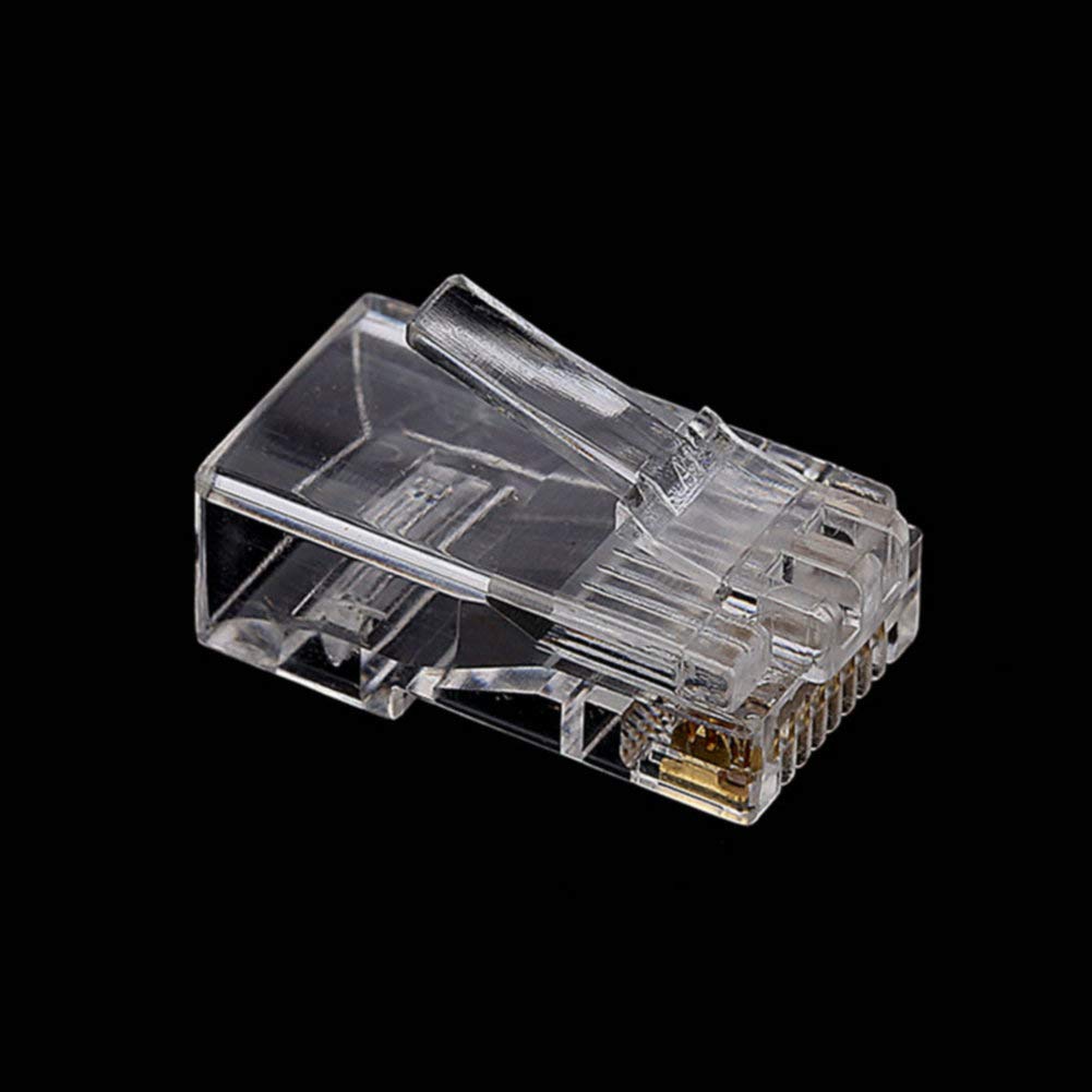 RJ45 Stecker 100 Stück CAT.5E/6/7 - Geschirmte Ethernet Crimpverbinder