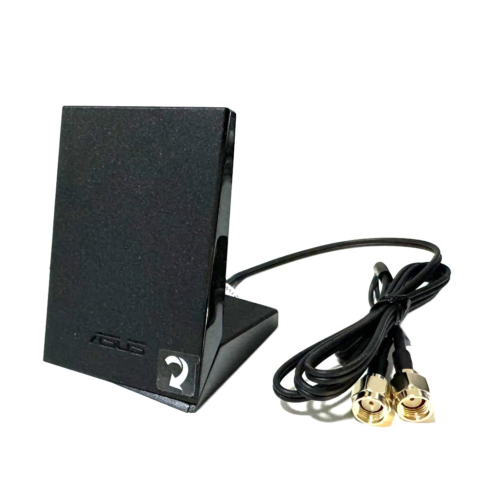 2T2R Antenna Dual Band Wi-Fi Moving Antenna with 2.62ft Extension Cable for PC Desktop Computer Motherboard WiFi Wireless Network Router