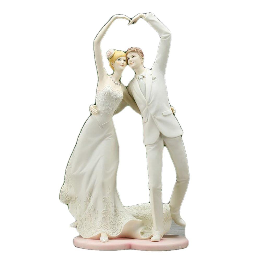 Estatuas De Decoración Amantes Estatua Adorno Parejas Estatuilla Escritorio Decoración San Valentín