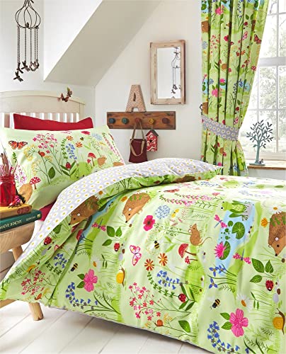 Homespace Direct Woodland Adventure Kids Duvet Cover Set Childrens Woodland Animal Reversible...