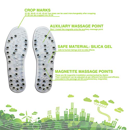 Soletta magnetica per massaggio con 56 zone di