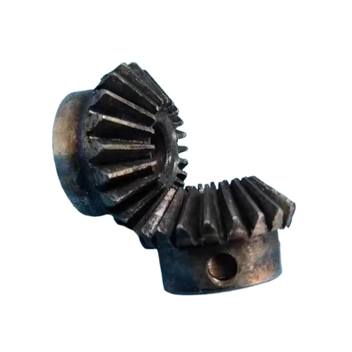 Bevel Gear Pinion Hardware Mechanical 2pcs 1:1 Bevel Gear 1 Modulus 20 Teeth with Inner Hole 5mm 6mm 6.35mm 8mm 90 Degree Drive Commutation Steel Gears Screw(Bore 5mm)