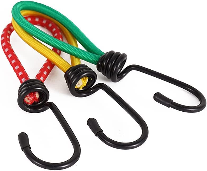 Amazon.co.jp: ストレッチコード 張綱 ゴムフック 6本セット テント用