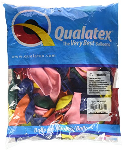 Qualatex 43692 Standard Opaque Latex Balloons, 9