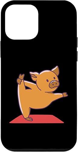 iPhone 12 mini pig yoga pose funny Case
