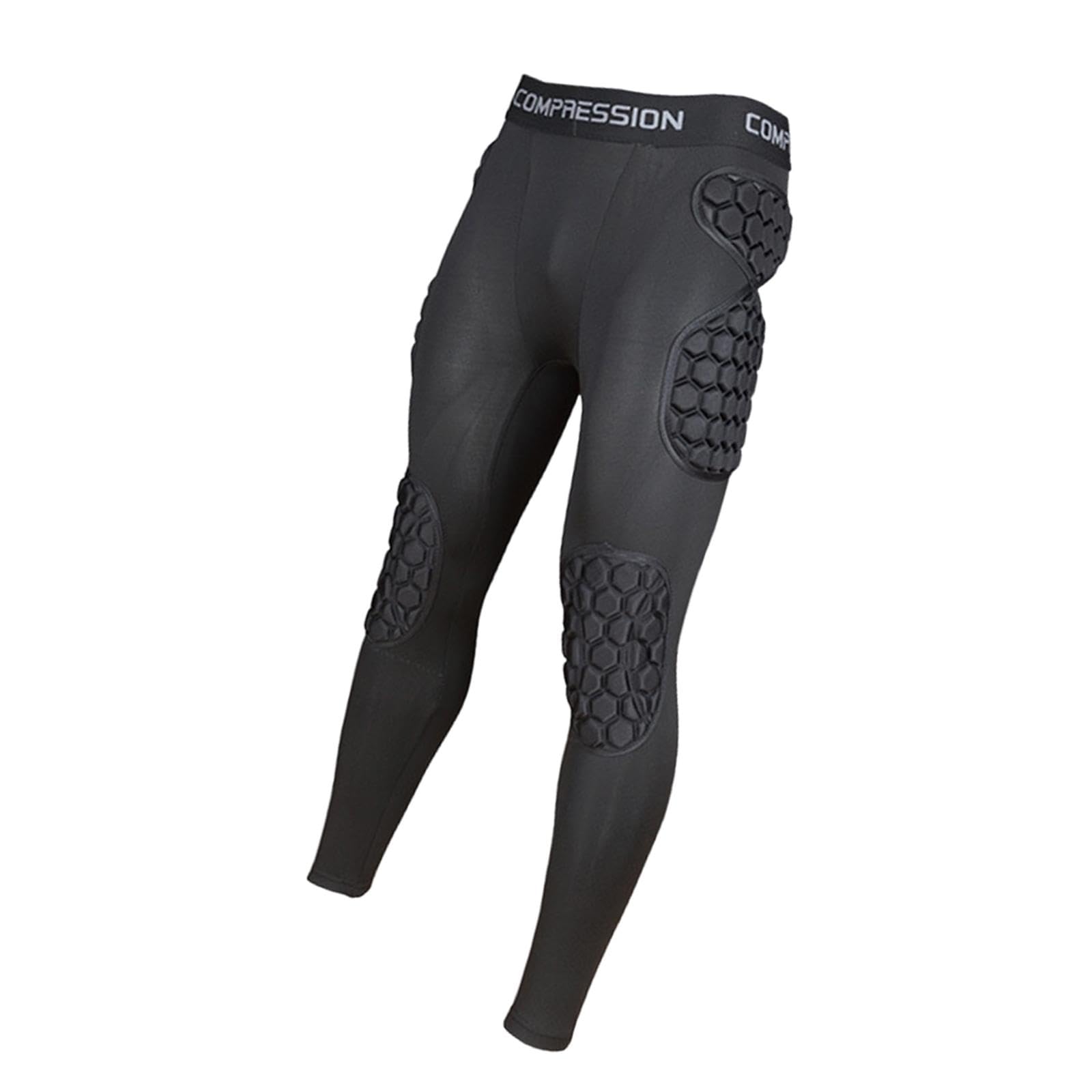Perfeclan Pantalón Largo Protector de con protección para Rodillas y Muslos, Multiusos, cómodo y Transpirable, Acolchado de Espuma EVA.