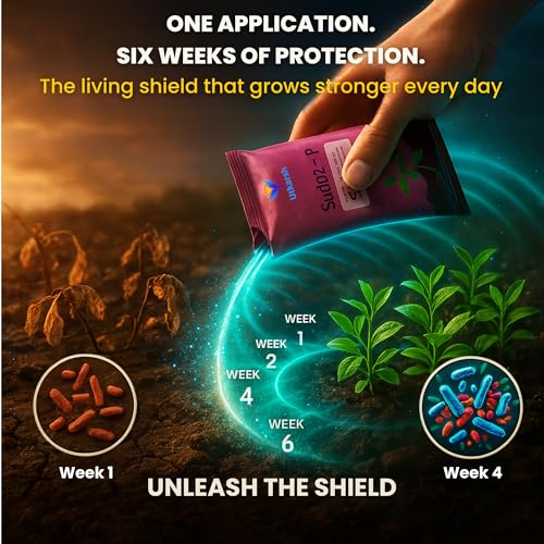 Image of Utkarsh Pseudomonas Fluorescens Powder 1.0% W.P. CFU Count: 1 x 10^8 / gm. min. for Plants, Crops and Home Gardening - Sudoz-P (2 Kg; Pack of 2 of 1 Kg)