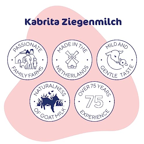 KABRITA | Ziegenmilch Folgemilch mit HMO 6-12 Monate | Hochwertige Babynahrung - Baby Milch, nahrhaft* und sanft zum Babybauch | Inhalt: 800g Babynahrung-Milchpulver