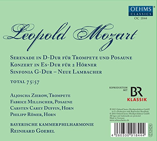 Leopold Mozart: Orchestral Works