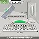 ToolSpace Styropor Raspel Schleifbrett Schleifer 270x130mm Raspelbrett Styroporraspel Styroporschaber Reibebrett Kunststoff Verzinkt Stahlblech Nivellieren von Styroporplattenstößen