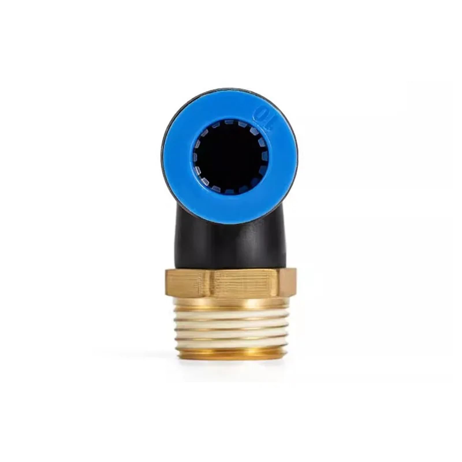 Conector rápido neumático PL, codo roscado PL6-01/8-02/8-04/10-02/12-03, accesorio de manguera de aire, 10 unidades(PL4-M5)