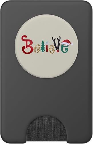 Miniatura 8 de Bonito árbol de Navidad copo de nieve de Papá Noel sombrero de reno creencia  PopSockets agarre y soporte para teléfonos y tabletas