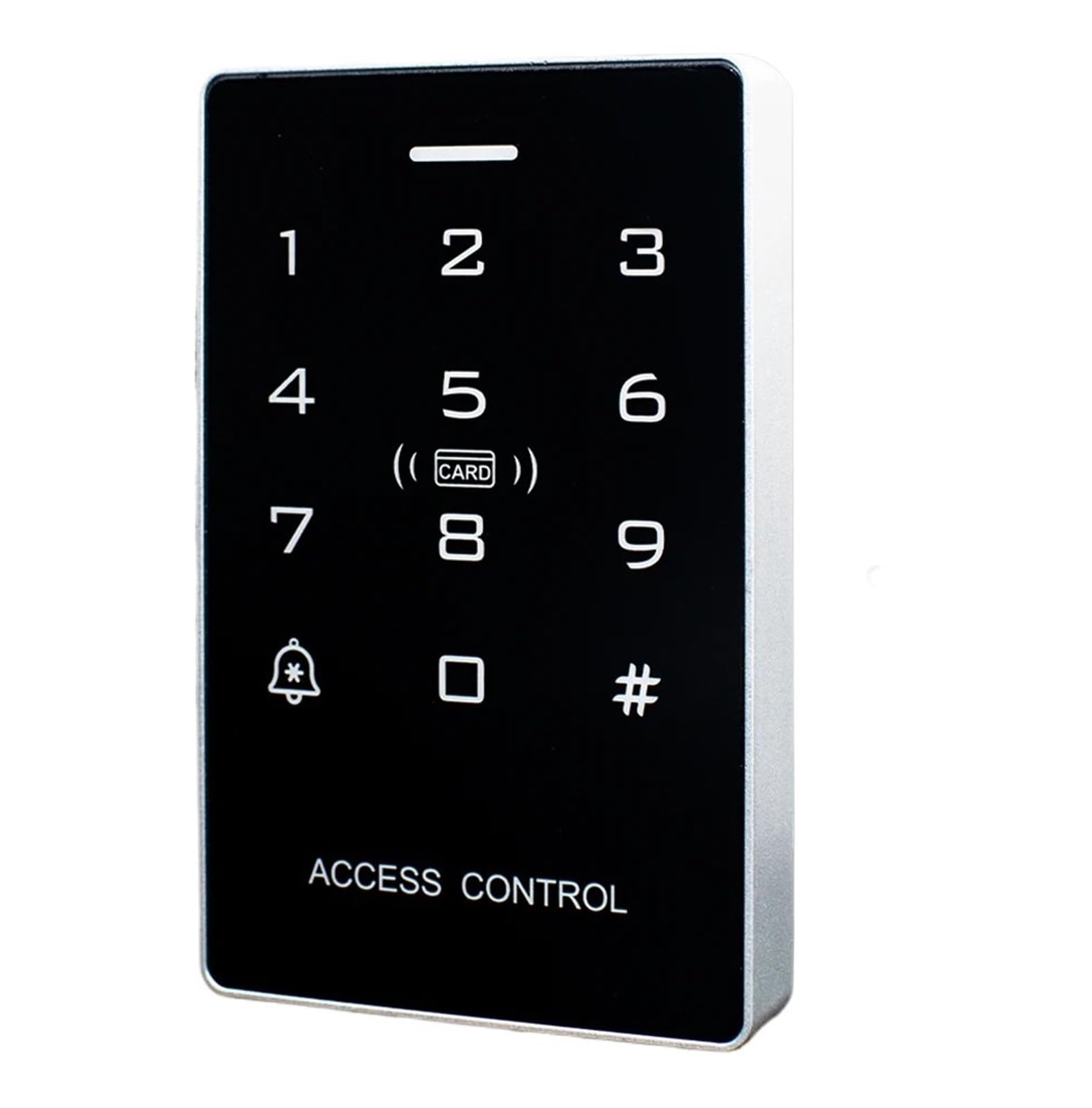 Zestaw do systemu kontroli dostępu do drzwi Hasło RFID ID IC NFC brama do otwierania drzwi klawiatura kontroli dostępu MF1 czytnik kart EM 12000 użytkowników kontroler przeciwdeszczowy