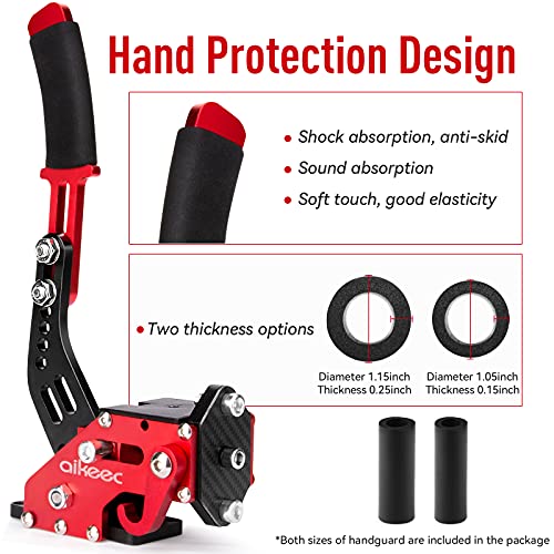 Image of Aikeec 64 Bit Usb Handbrake With Clamp For Pc Windows Sim Racing Games G25 G27 G29 T500 Fanatecosw Dirt Rally With Handle Grip