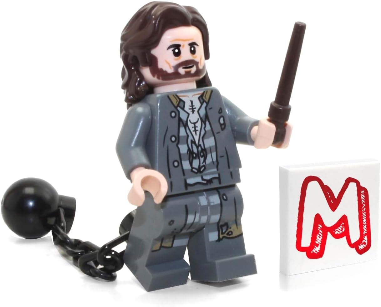 LEGO Harry Potter Minifigure - Sirius Black (with Wand and Ball and Chain) 75945