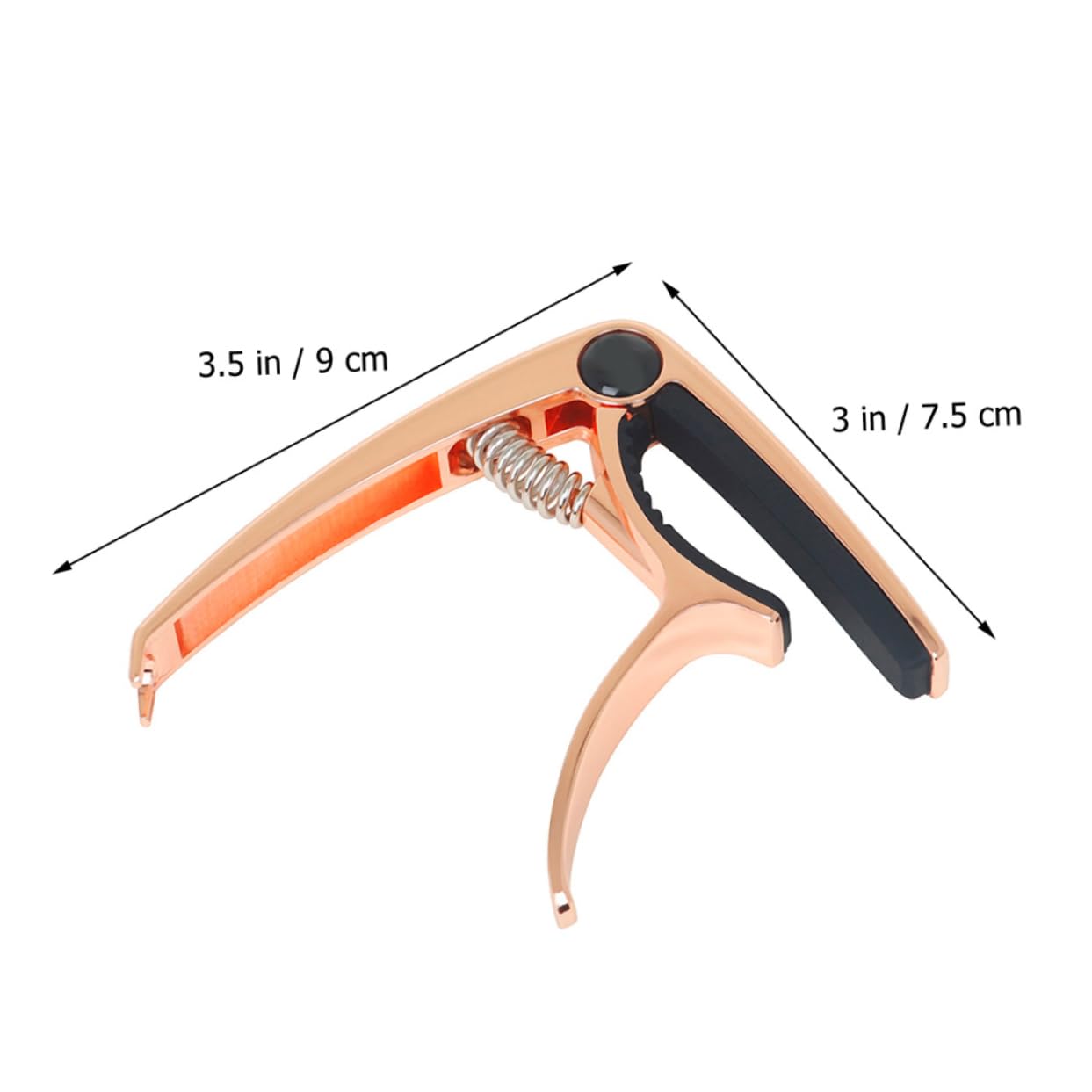 Toddmomy Electric Guitar Capo Tone Modifying Clip for Acoustic Electric Guitars Metal Design for Ukulele Durable Stable Guitar Accessory