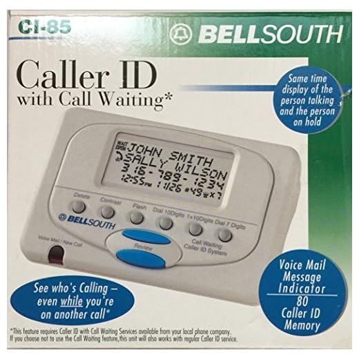 Bellsouth Ci-85 Caller Id with Call Waiting