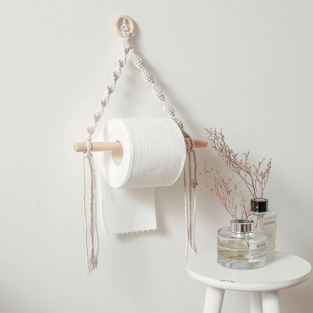 Amazon.co.jp: トイレットペーパーホルダータペストリーマクラメ