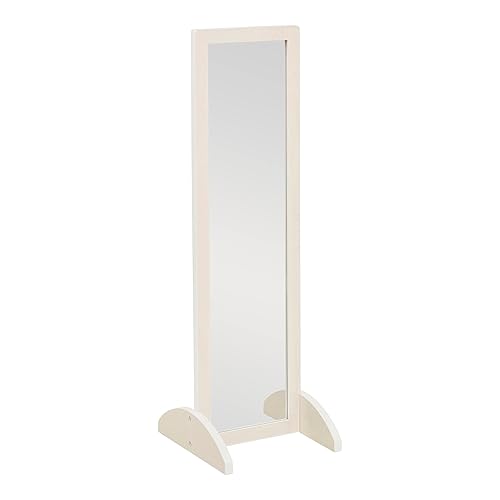 ECR4Kids Espejo bidireccional de doble cara, muebles para niños, lavado blanco