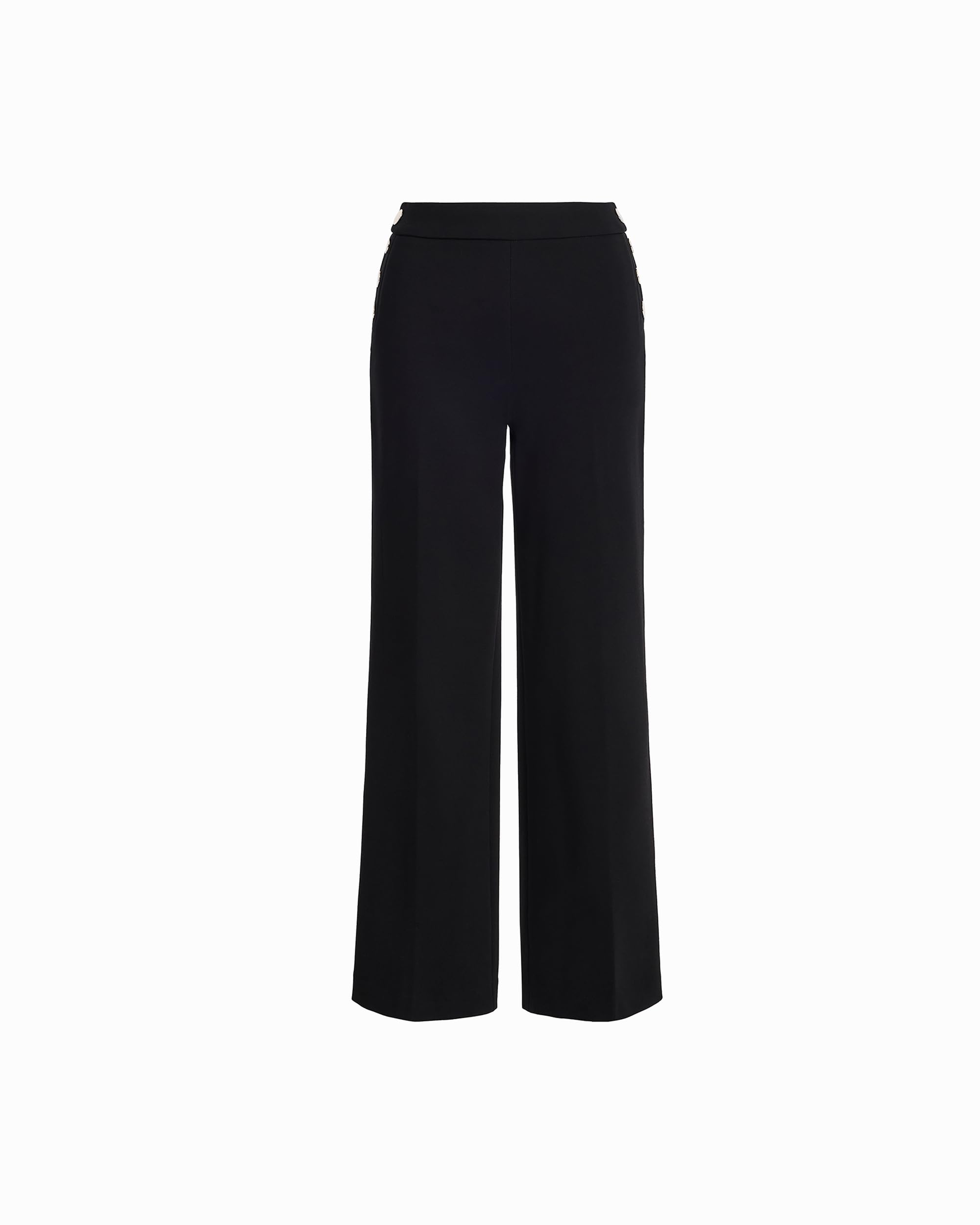 womens Compression Pull-on Wide Leg Pant Business Casual Pants