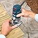 BOSCH PR20EVS Colt 1.0 HP Variable-Speed Palm Router - 5.6 Amp Motor, Soft Start, Constant ResponsCircuitry, Ergonomic Grip, Rugged Aluminum Base, Quick-Clamp System, 1/4