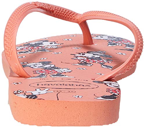 Chinelo Havaianas, Slim Disney, Feminino, Rosa Seda, 35/36