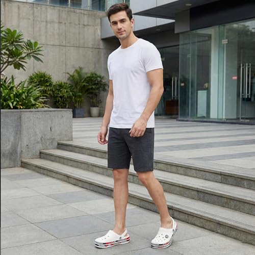 Image of KOBURG Lite Men's Super Stylish Clogs | Casual Walking Clogs | Sandals with Adjustable Back Strap for Men | Comfortable & Light Weight | Stylish & Anti-Skid | Waterproof | Gents /Boys KF-414