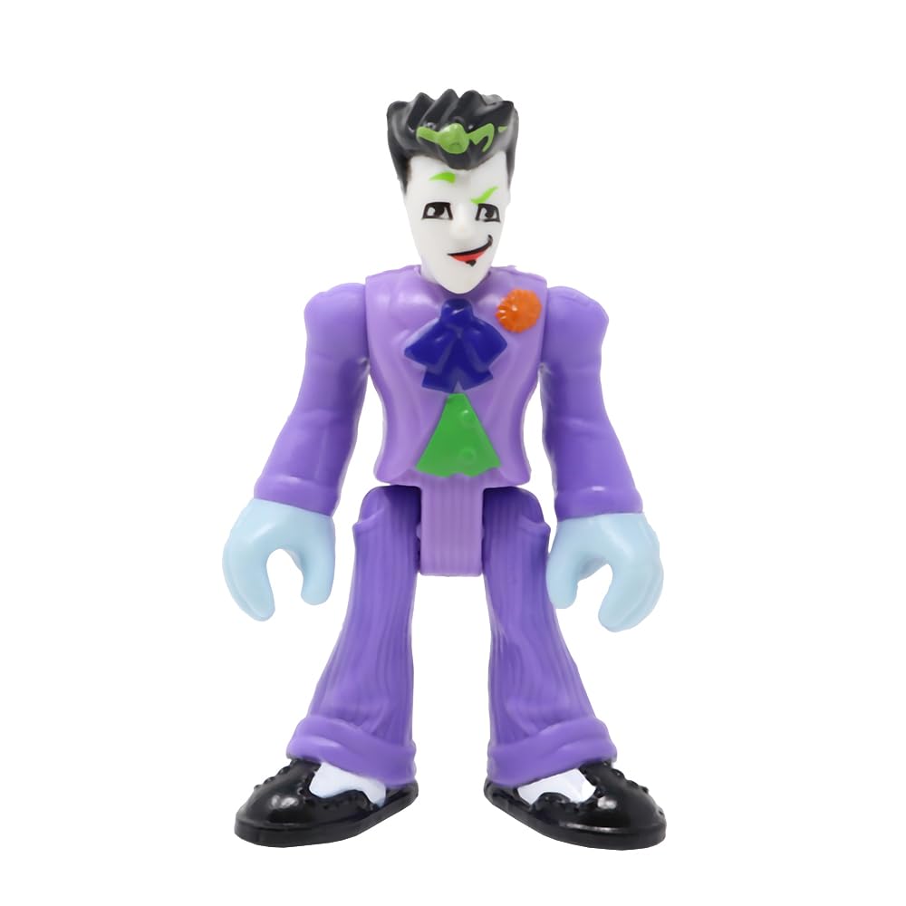 Imaginext Parte di ricambio per Fisher-Price da collezione ispirato a DC Superfriends Hero Villain Playset GNY62 - Figura Joker Poseable di ricambio