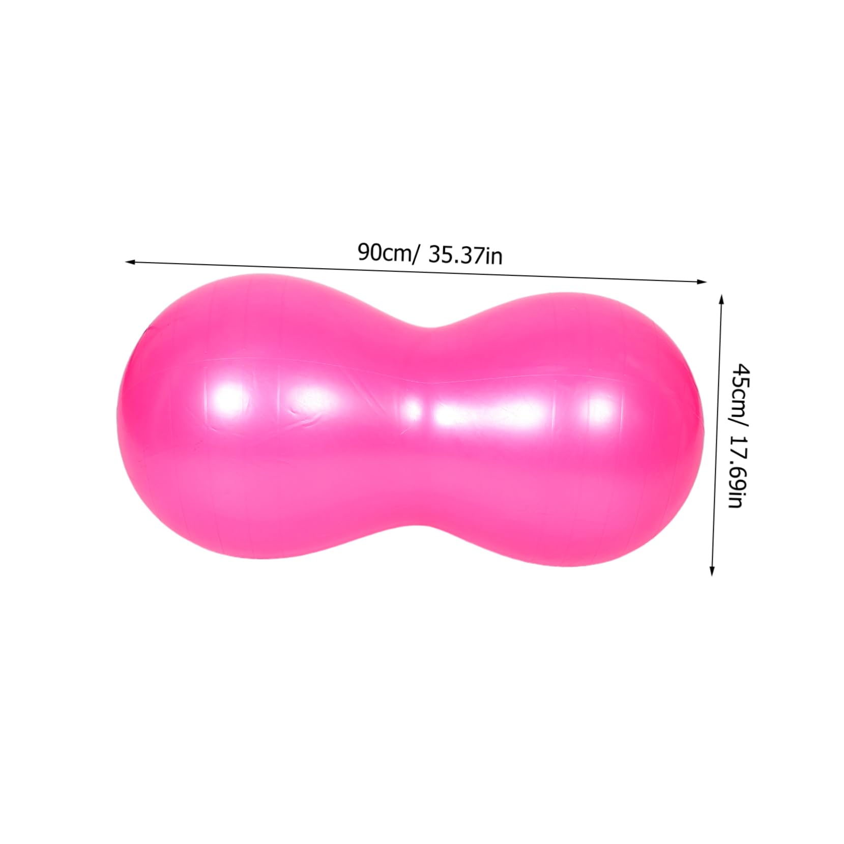 Hemoton Pregnancy Exercise Ball for Sensory Training and Fitness Inflatable Peanut Yoga Ball for Stability and Muscle Relaxation Portable Design for Boys and Exercise