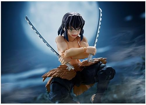 Miniatura 4 de Max Factory Figma Figma Demon Slayer Inosuke Hashibira, 5.5 in