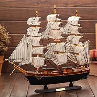 Wooden Sailboat Model 9