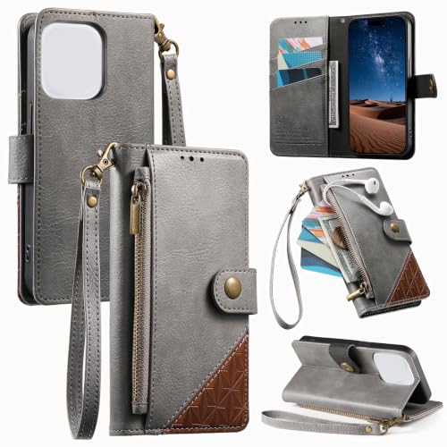 �Ή��@�� for Realme Note 60 4G �Ή��@�� for Realme C63 4G / C65s in Vietnam �t���b�v���X�^���h�t���A�}�O�l�b�g���߁A�V���[�g�X�g���b�v�A�t�@�X�i�[�t�����z�^�P�[�X Gray