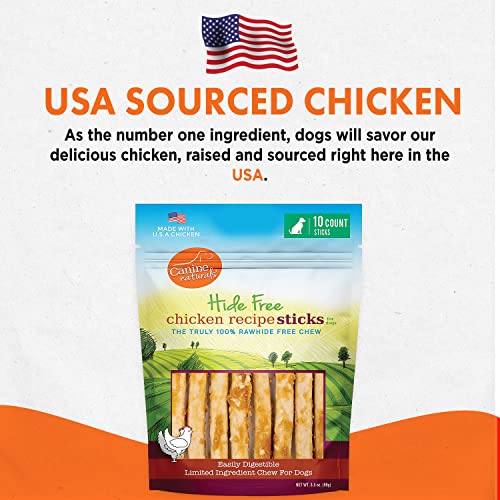 Canine Naturals 27310 Chicken Recipe Chew - Rawhide Free Dog Treats thumb #7