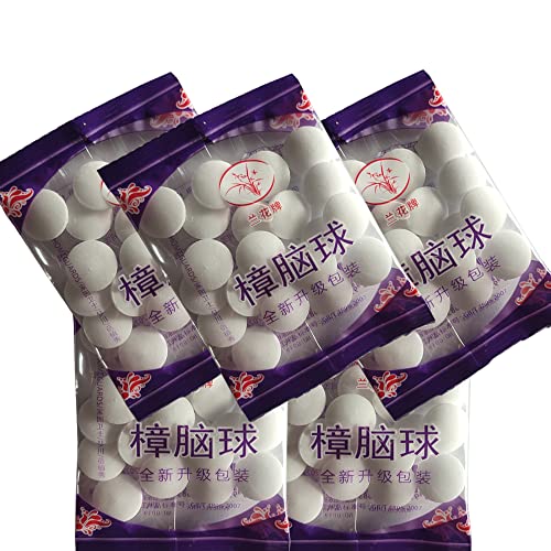 FHYP 100 bolas de miga vintage, protección del almacenamiento en casa para armarios y cajones, cuidado hortícola (100)